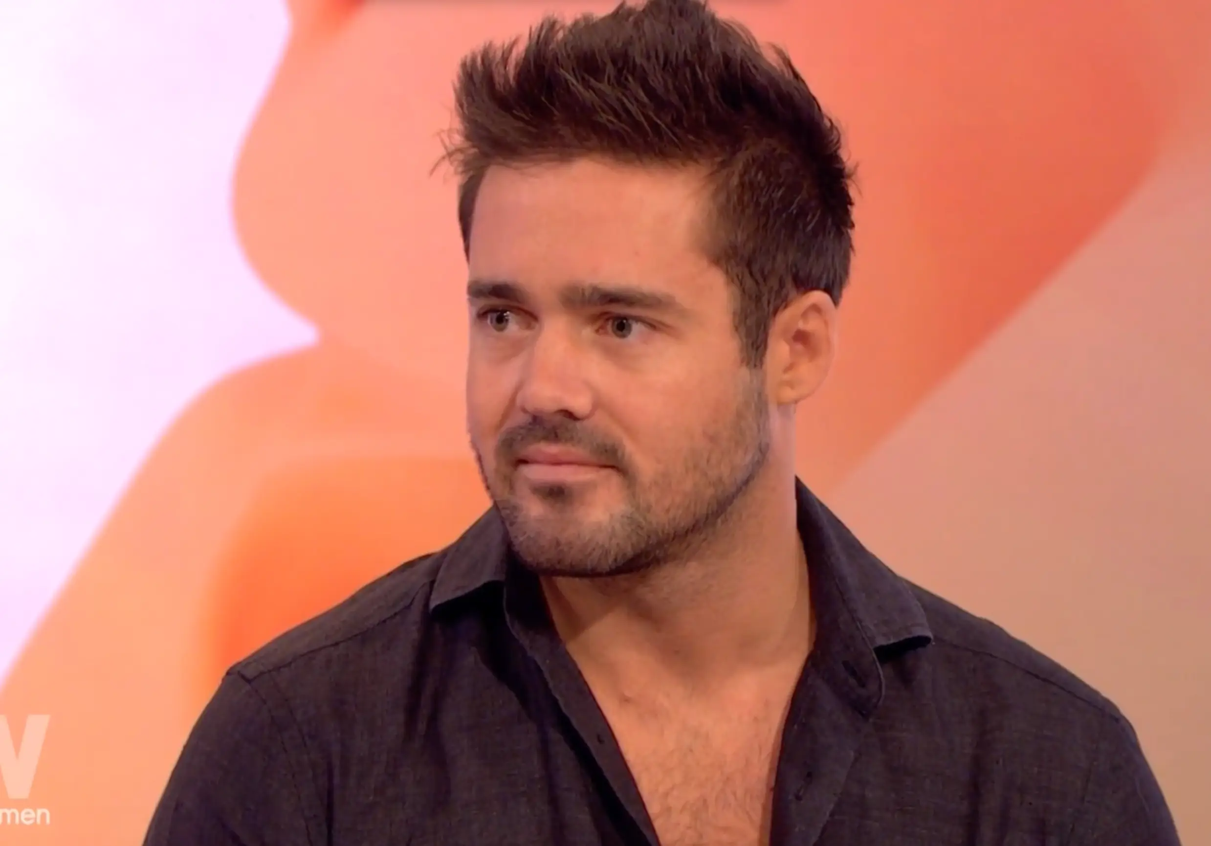 Matthews' stint in camp lasted just three days (Image: ITV)