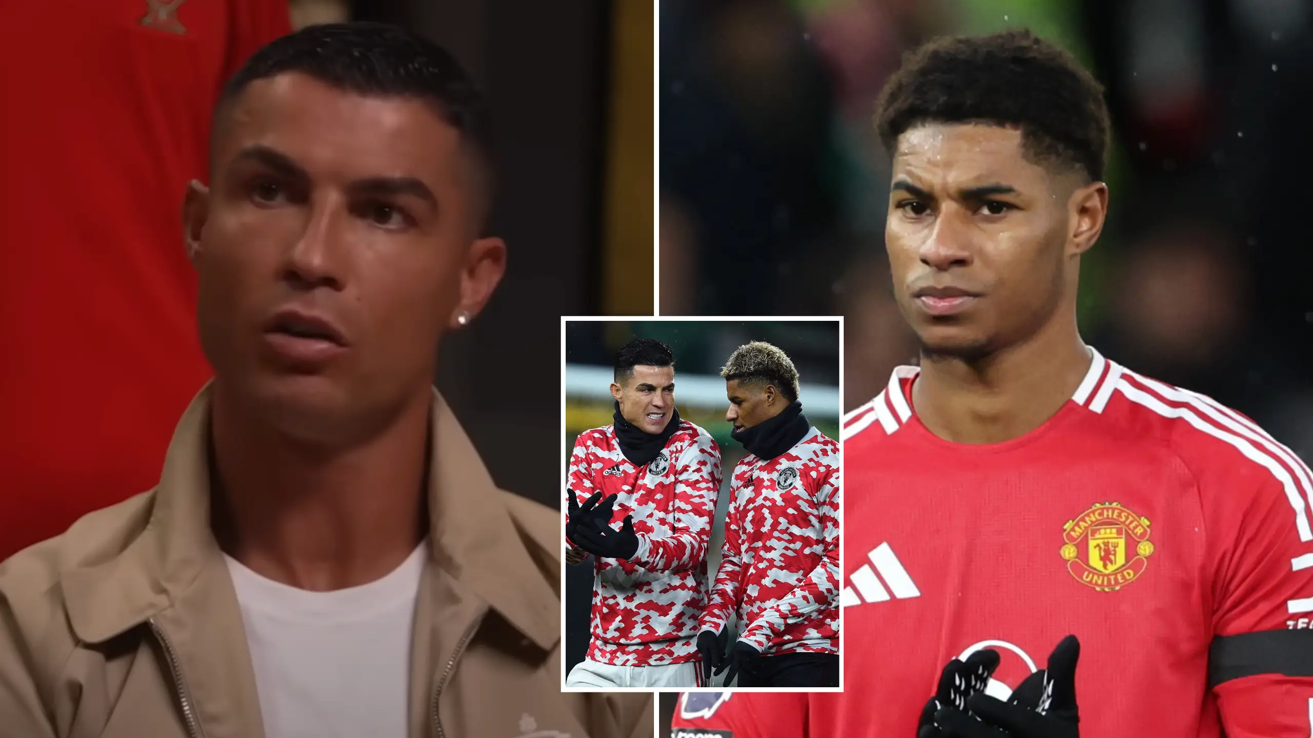 Cristiano Ronaldo snubbed Marcus Rashford when naming just three Man Utd players as 'top professionals'