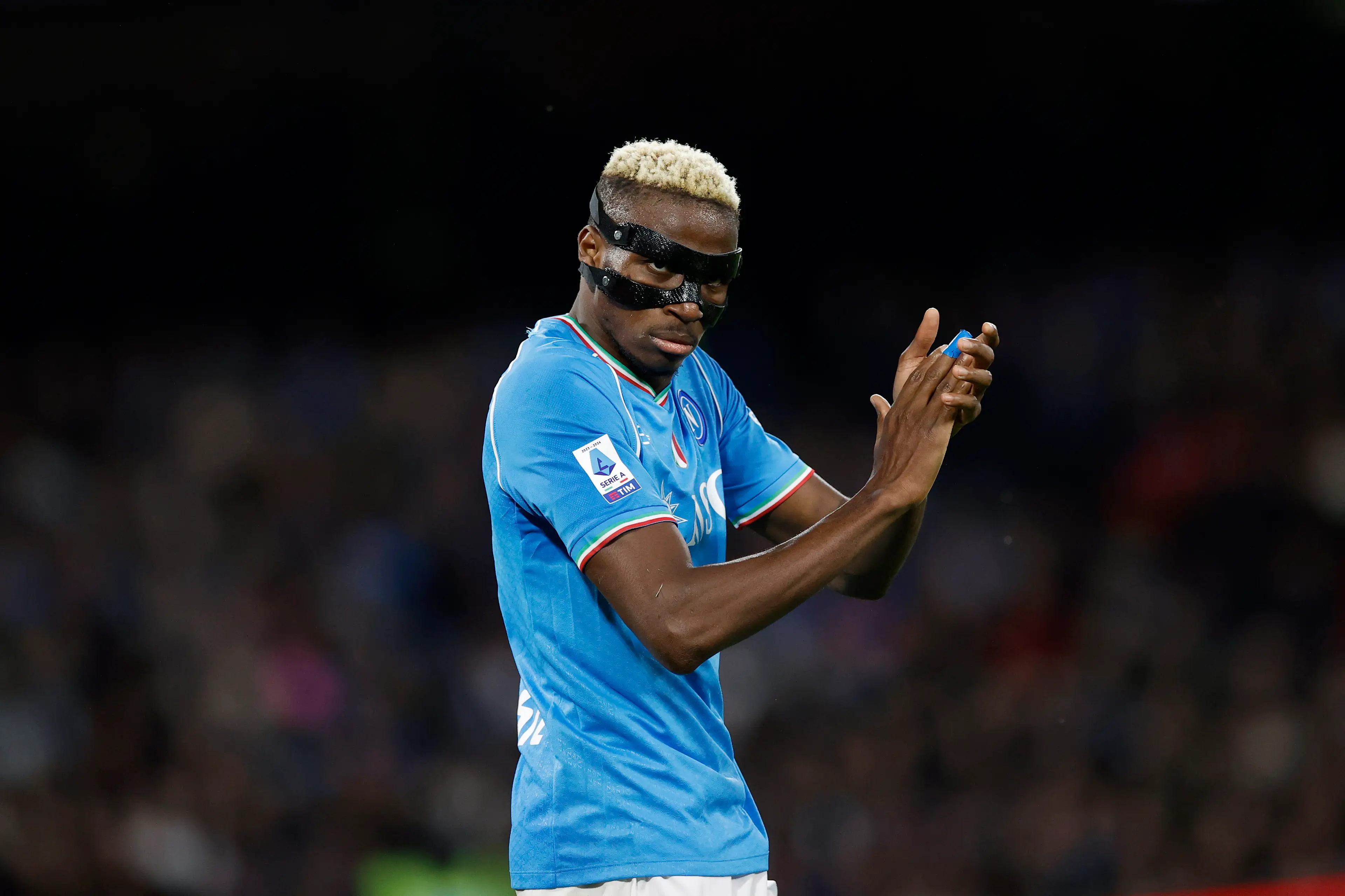 Osimhen has attracted the interest of United and PSG (Getty)