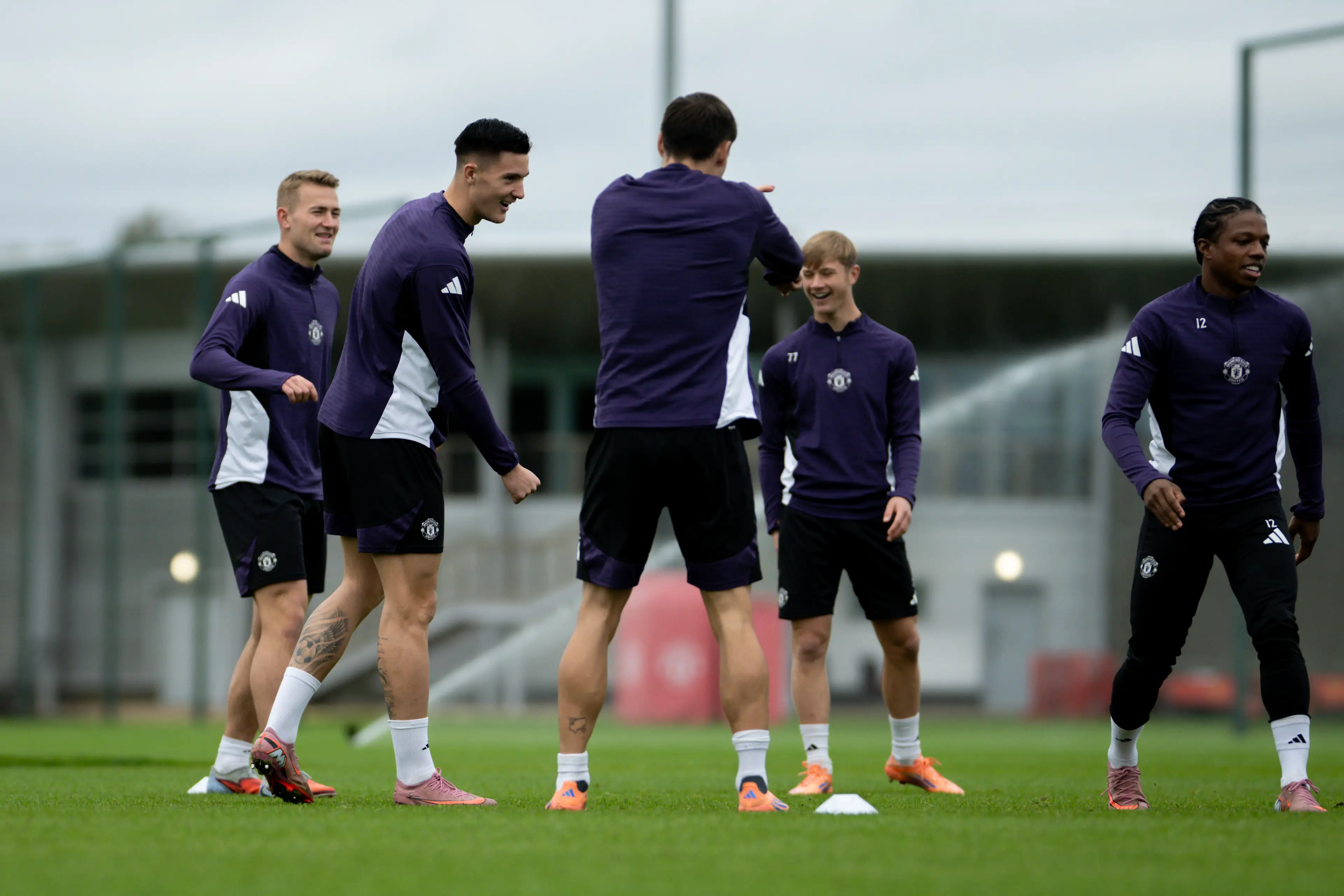 Malacia pictured in first-team training last month. Image credit: Getty