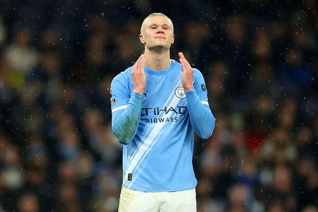 Erling Haaland is contracted to Man City until 2034 (Credit:Getty)