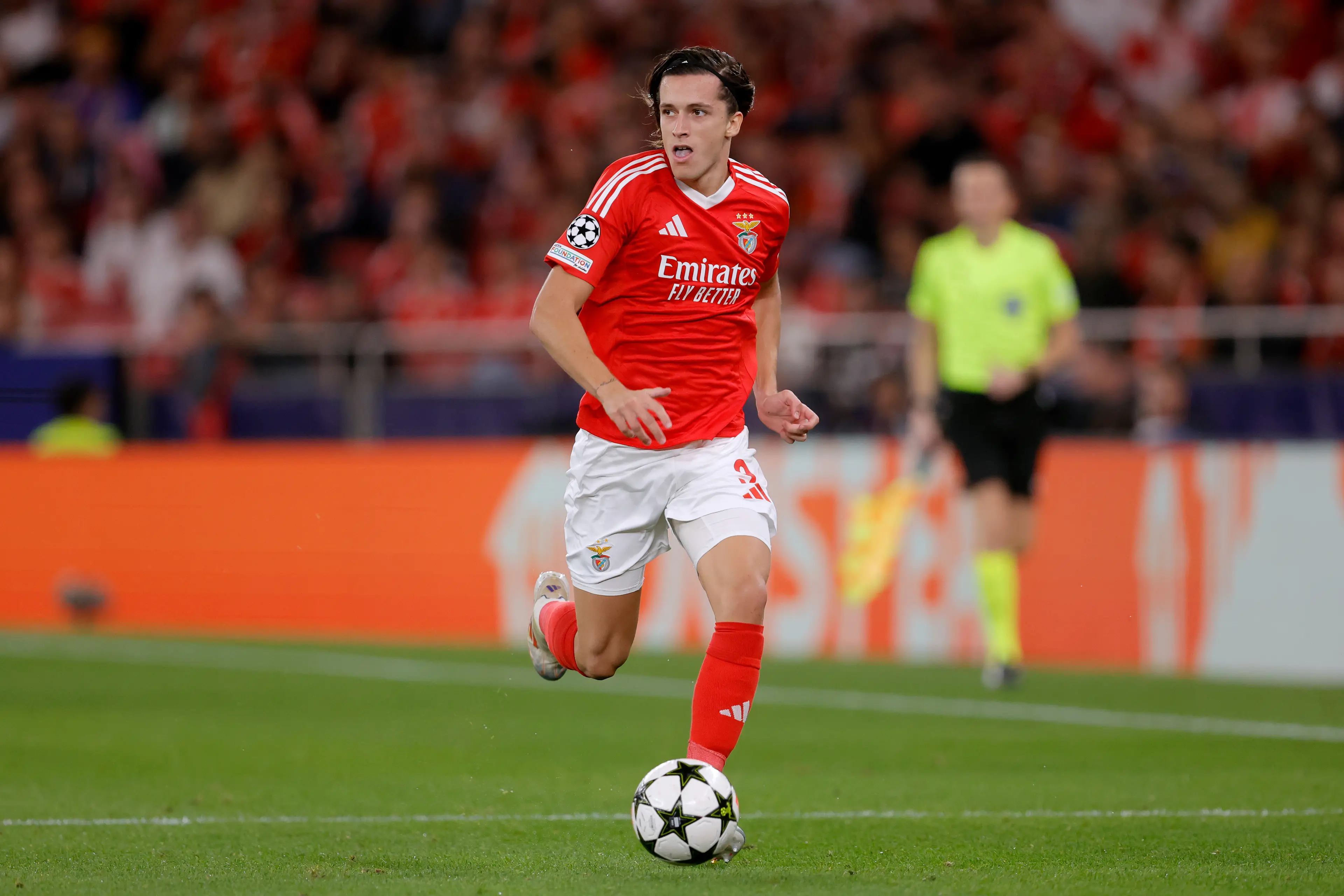 Alvaro Fernandez in action for Benfica. Image: Getty 