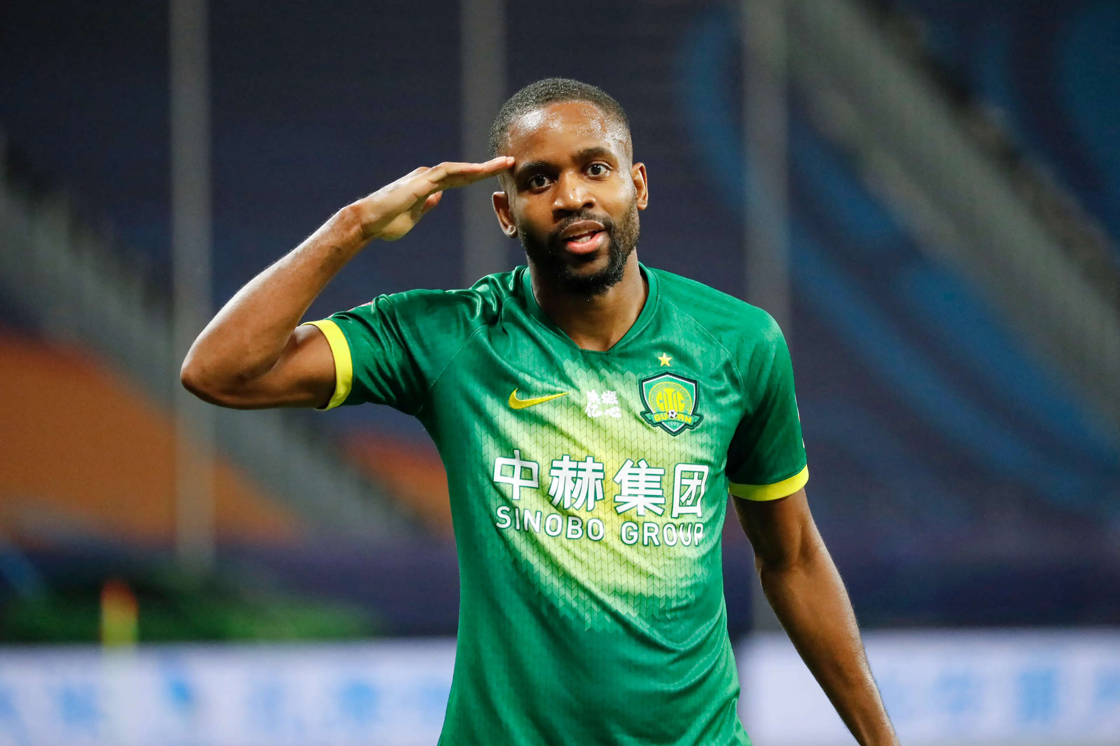 Cedric Bakambu spent three years at Beijing Guoan. Image credit: Getty