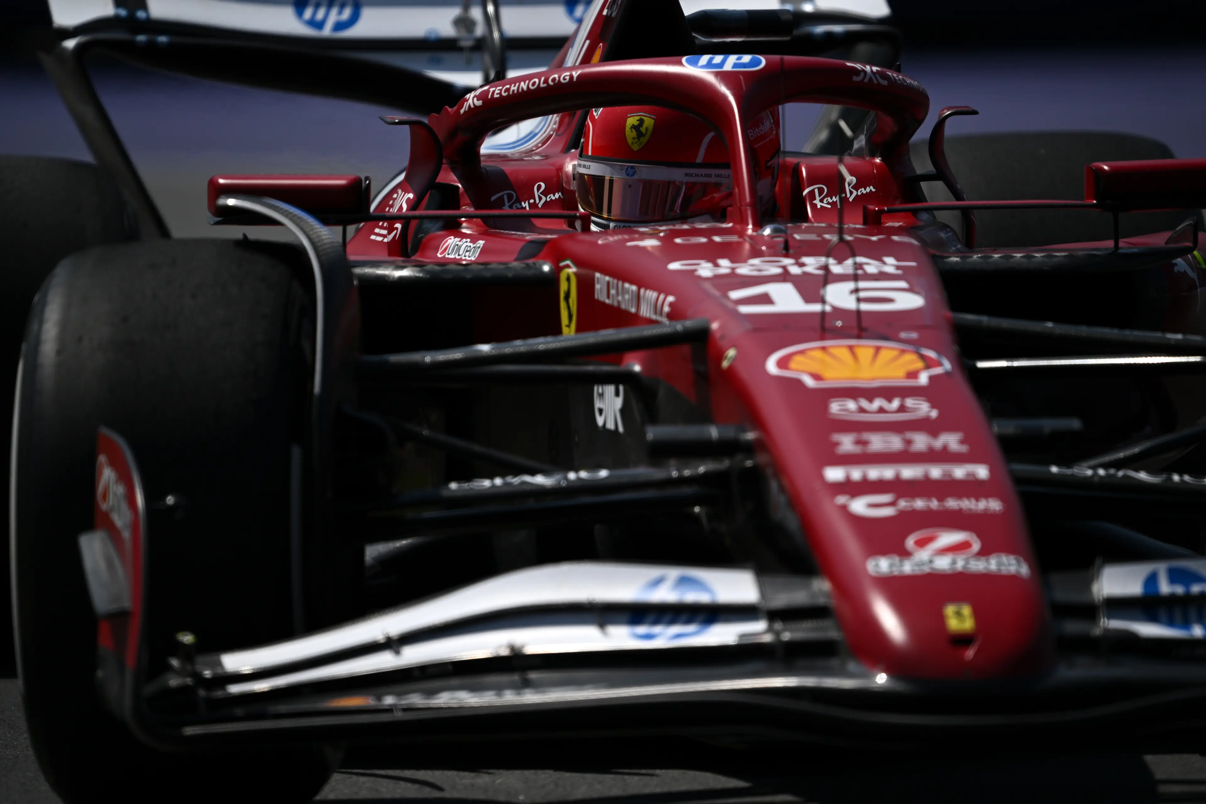 Charles Leclerc was left frustrated during the Canadian Grand Prix. Image: Getty