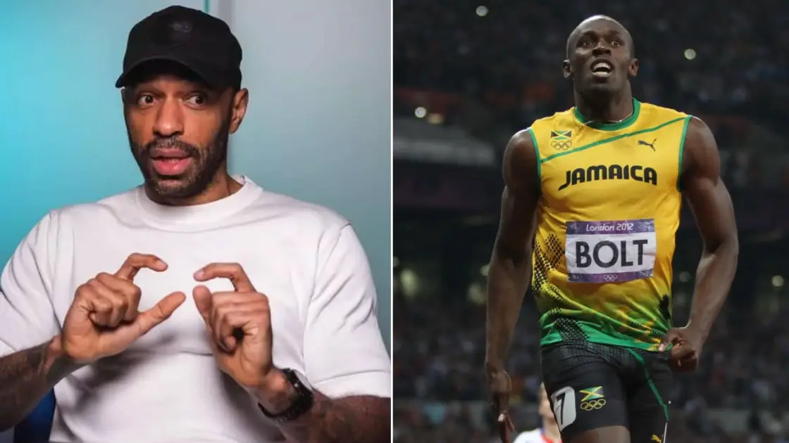 Thierry Henry reveals what would have happened if he'd raced Usain Bolt in his prime