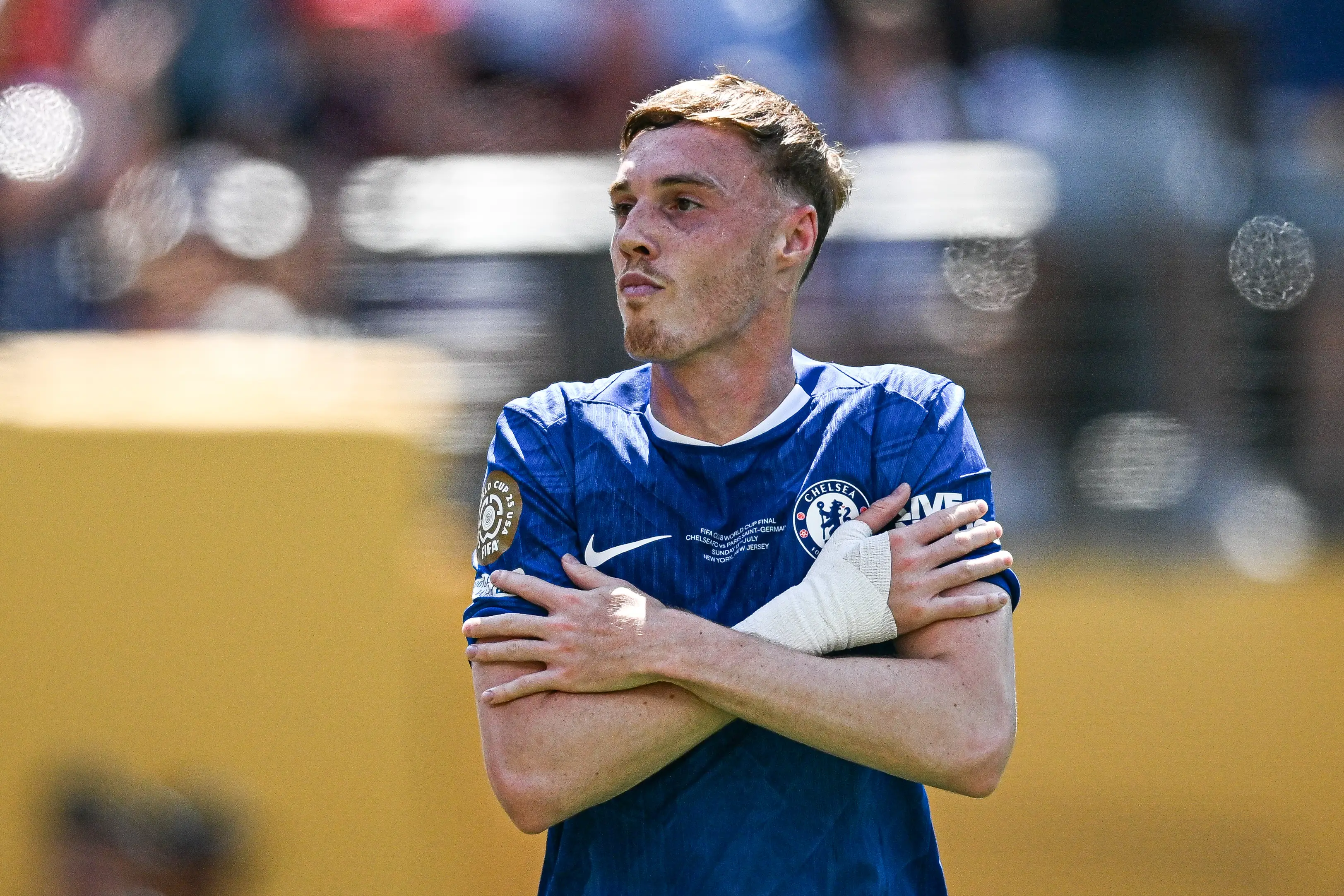 Cole Palmer has been linked with a move away from Chelsea. Image: Getty