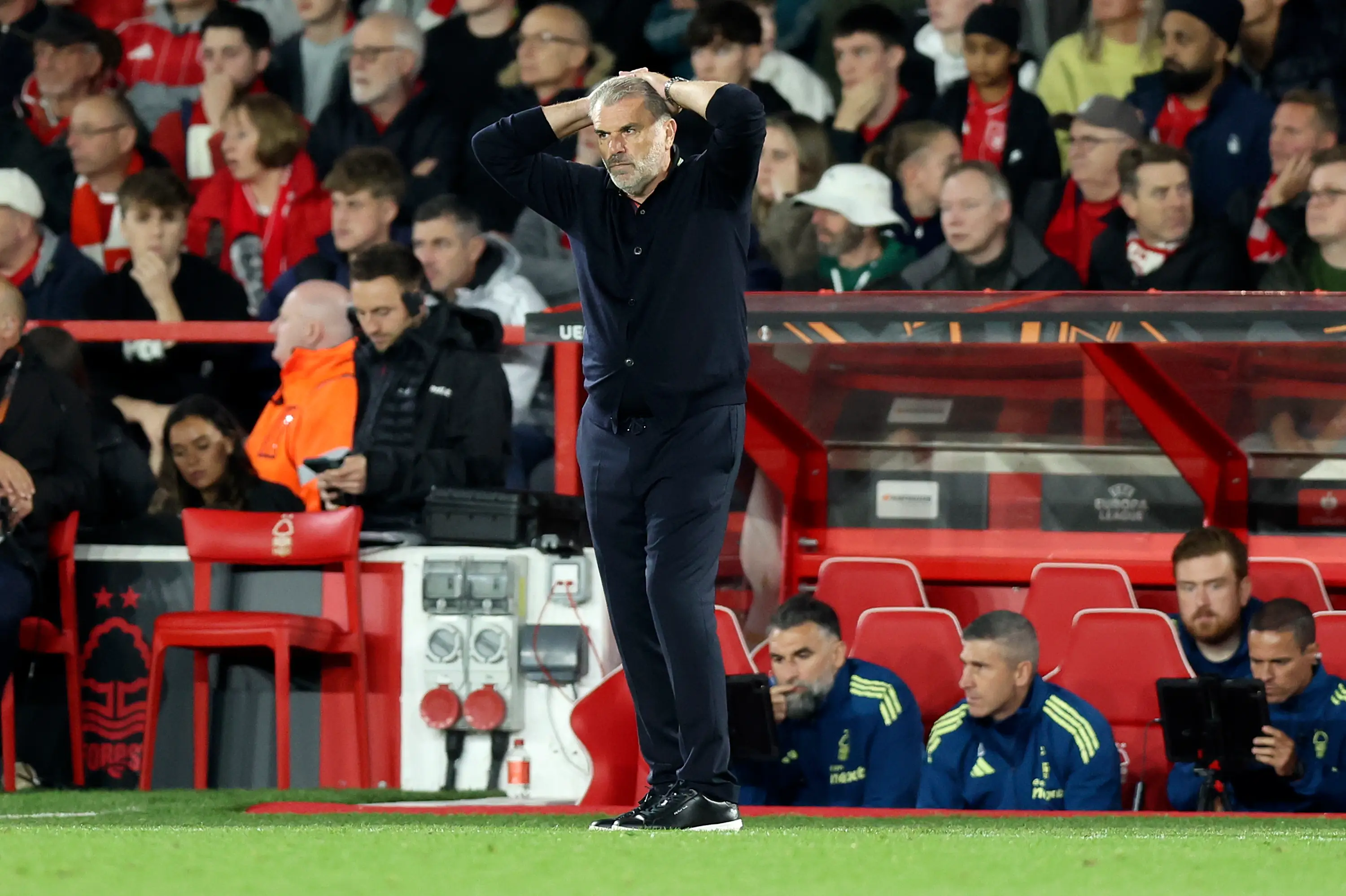 Postecoglou has gone seven games without a win. Image: Getty