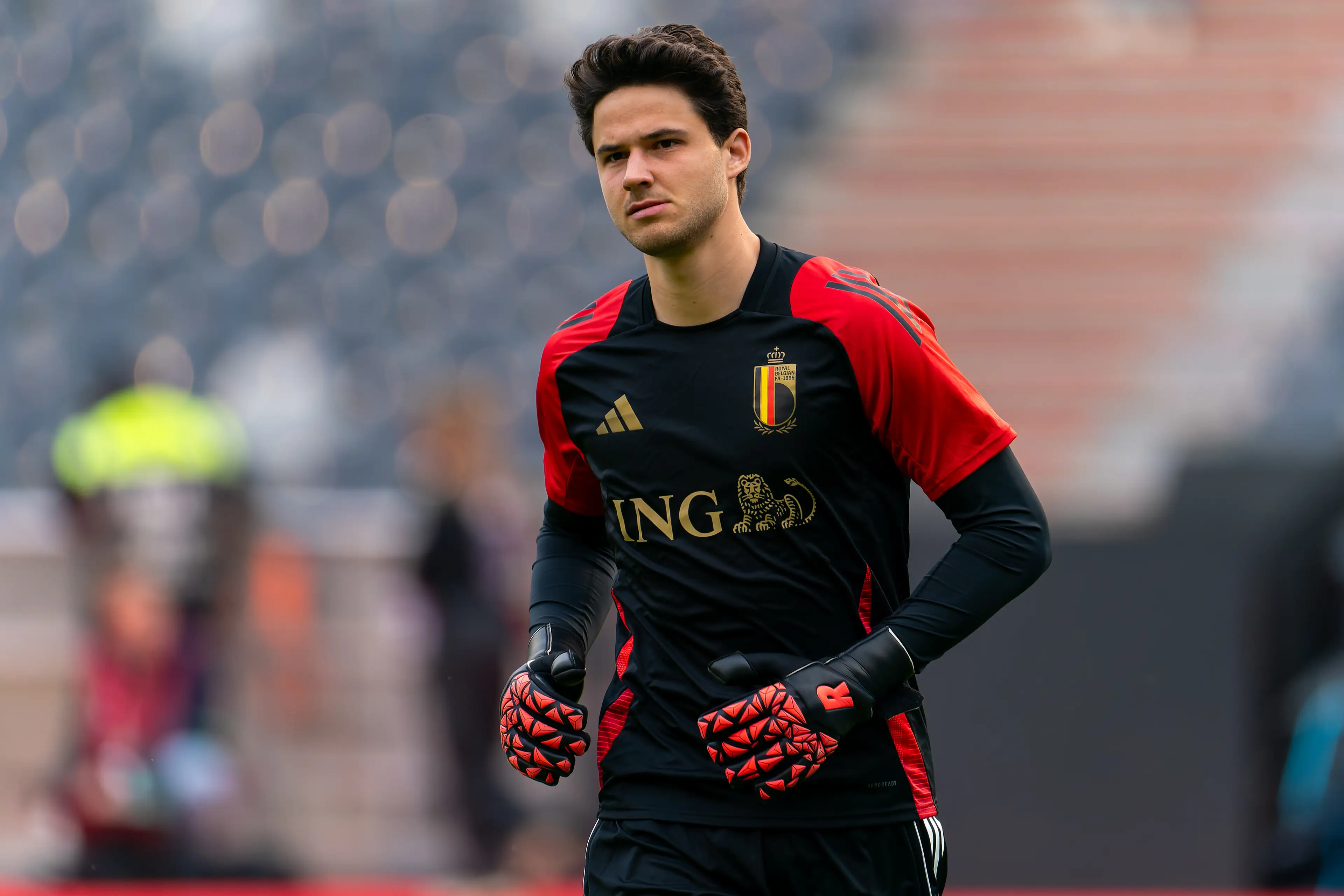 Senne Lammens is one of the most talked-about goalkeepers in world football right now. Image credit: Getty