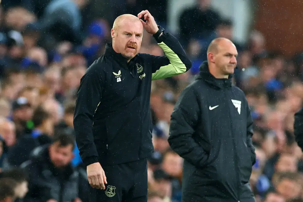 Sean Dyche's job as Everton manager is reportedly under threat. (Image: Getty)