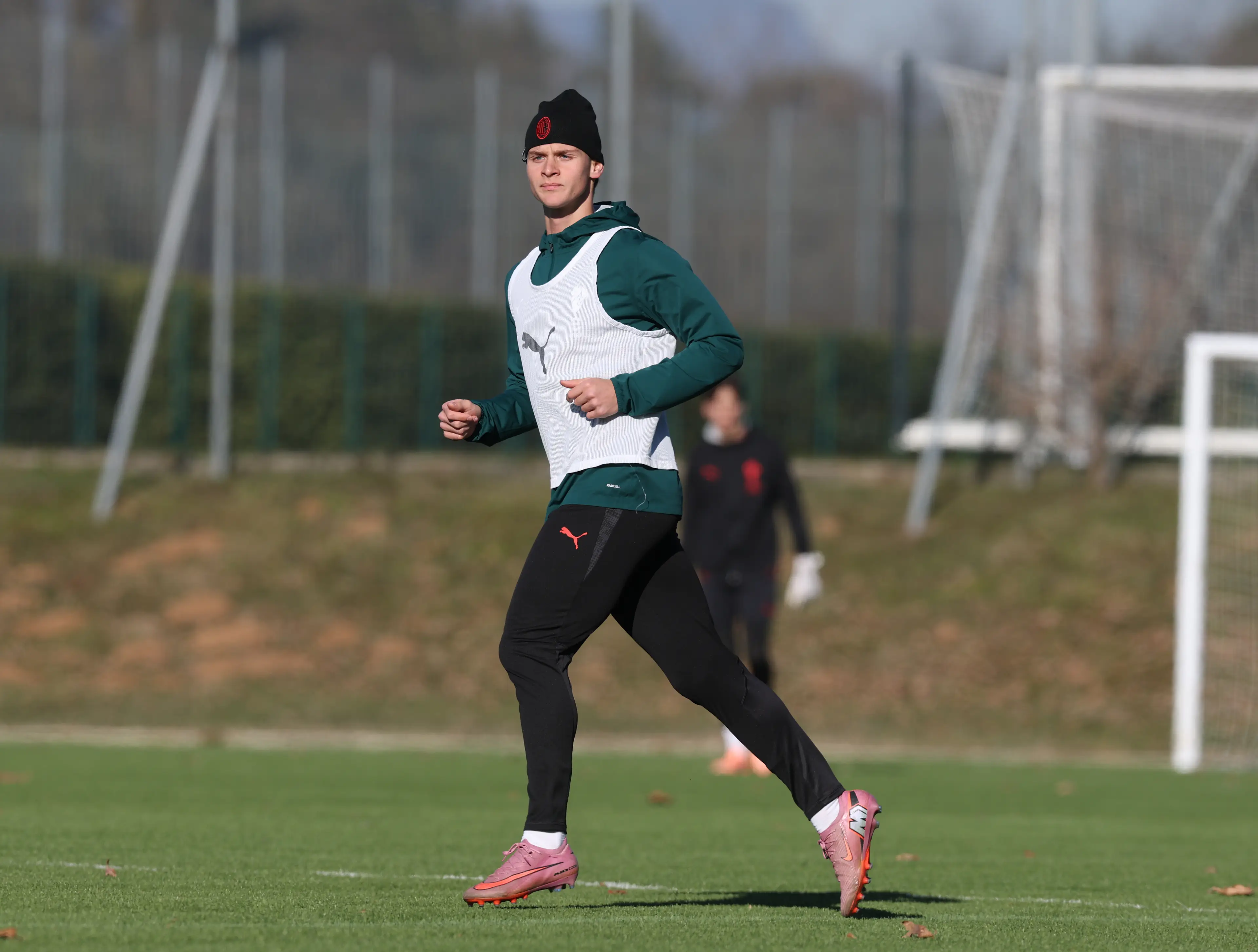 Maximilian Ibrahimovic pictured during a Milan Futuro training session. Image credit: Getty
