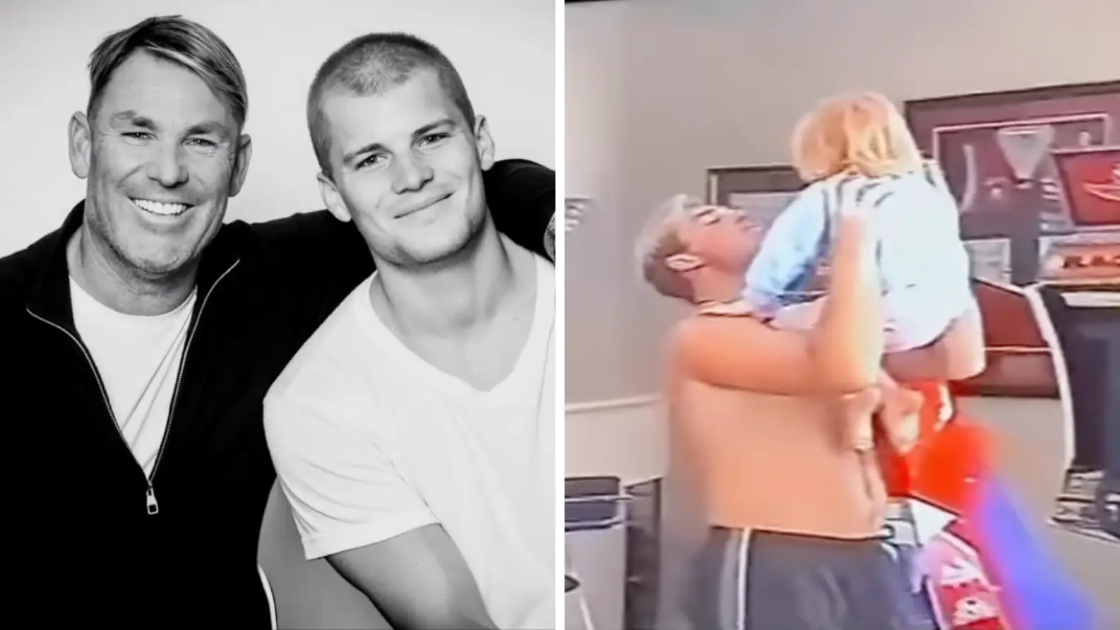 Jackson Warne/Instagram.  Brooke Warne/Instagram.