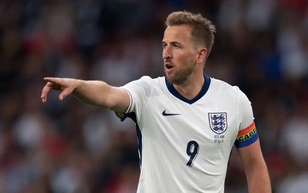 As captain, only Harry Kane will be permitted to speak to the referee during England matches. (Image: Getty)