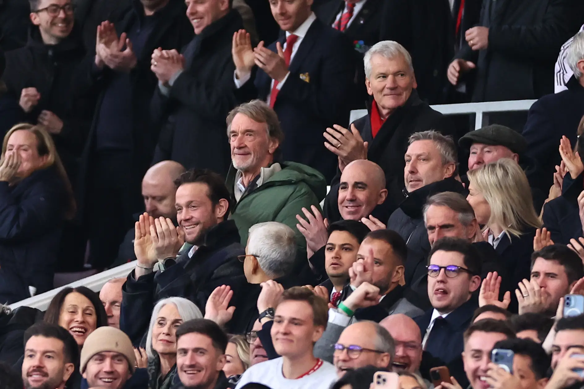 Sir Jim Ratcliffe attends last month's Manchester derby. Image credit: Getty