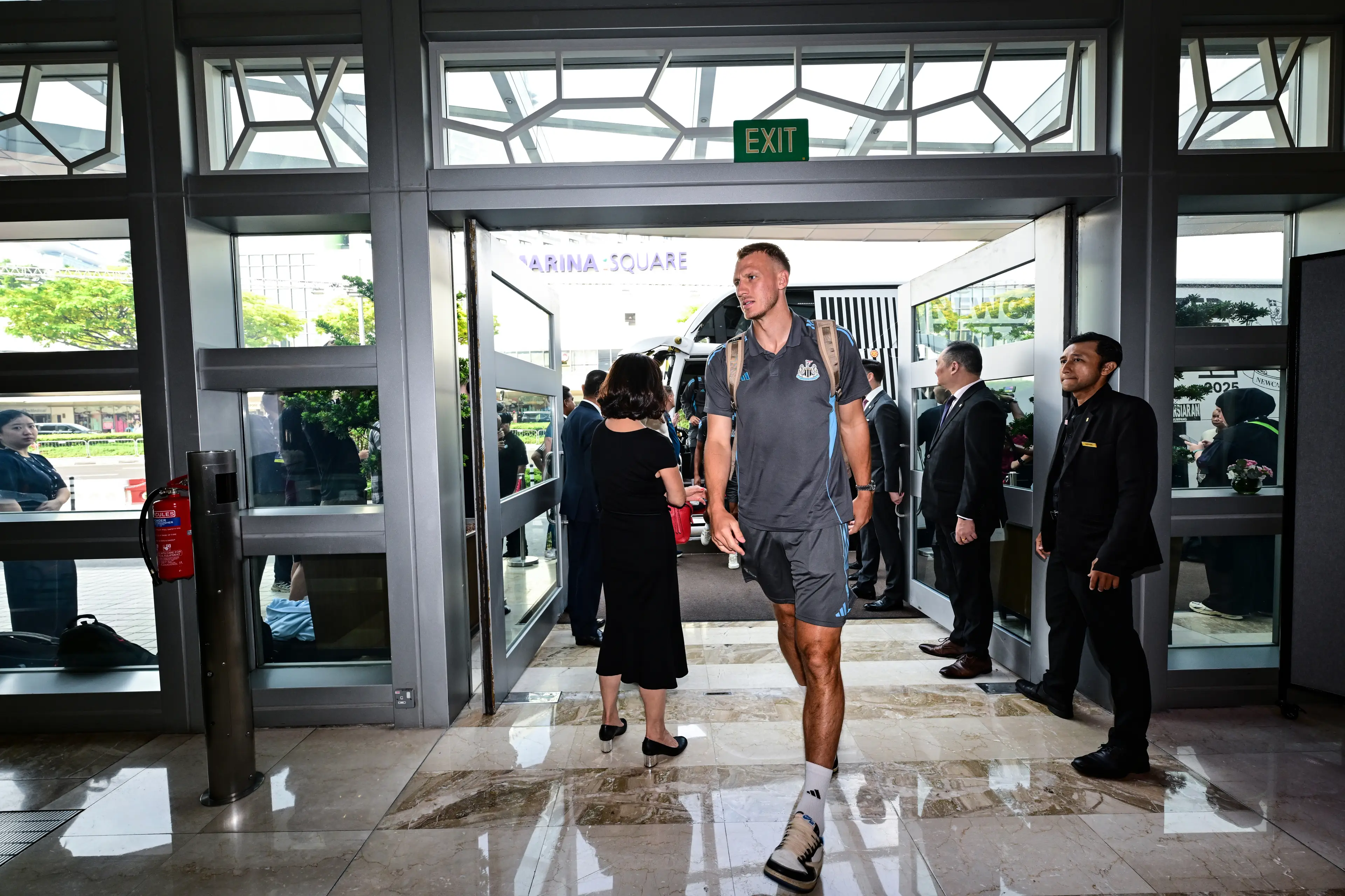 Newcastle United have travelled to Asia for their pre-season tour without Alexander Isak. Image: Getty 