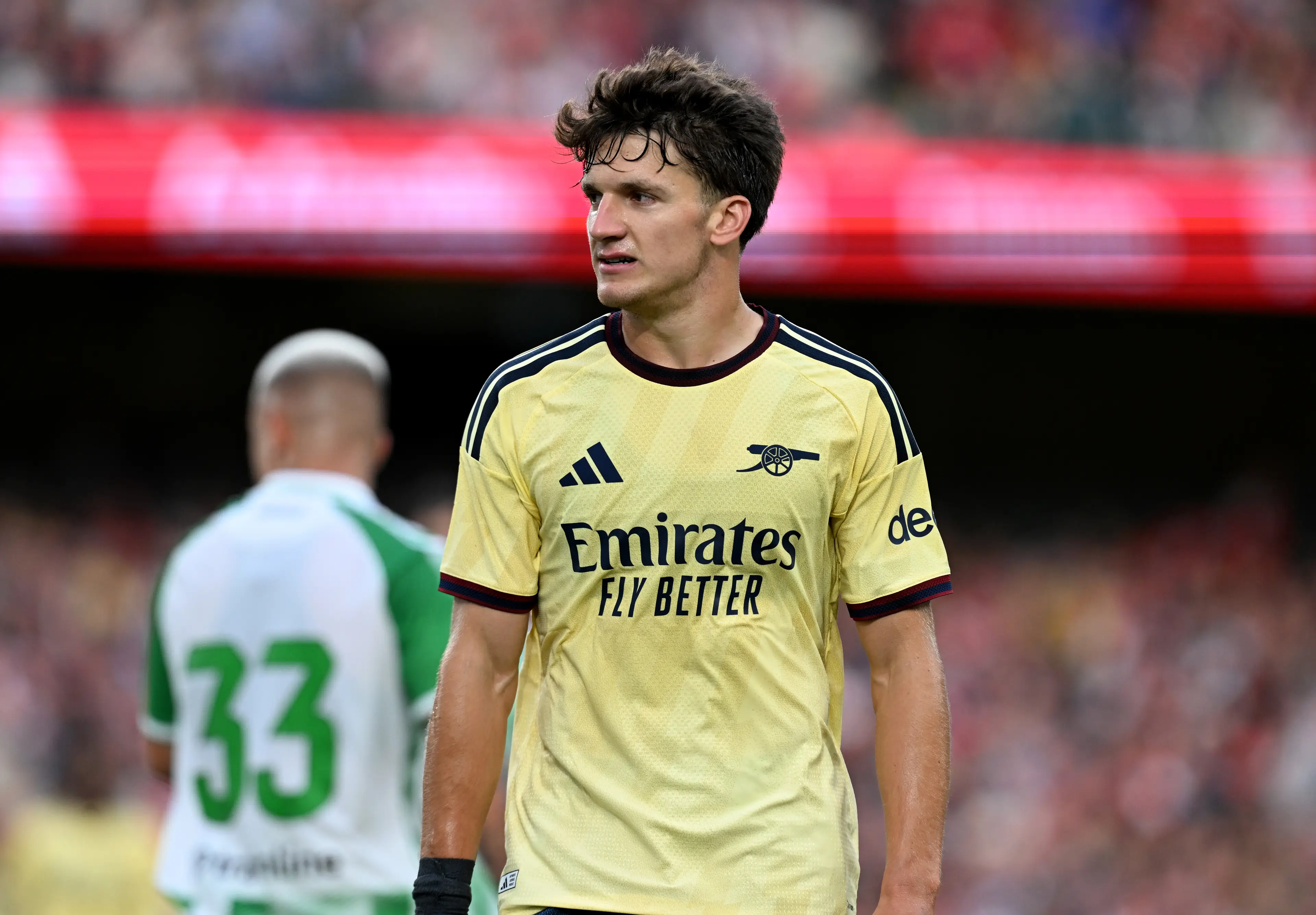 Christos Tzolis is quite handy at taking corners, it seems. Image credit: Getty