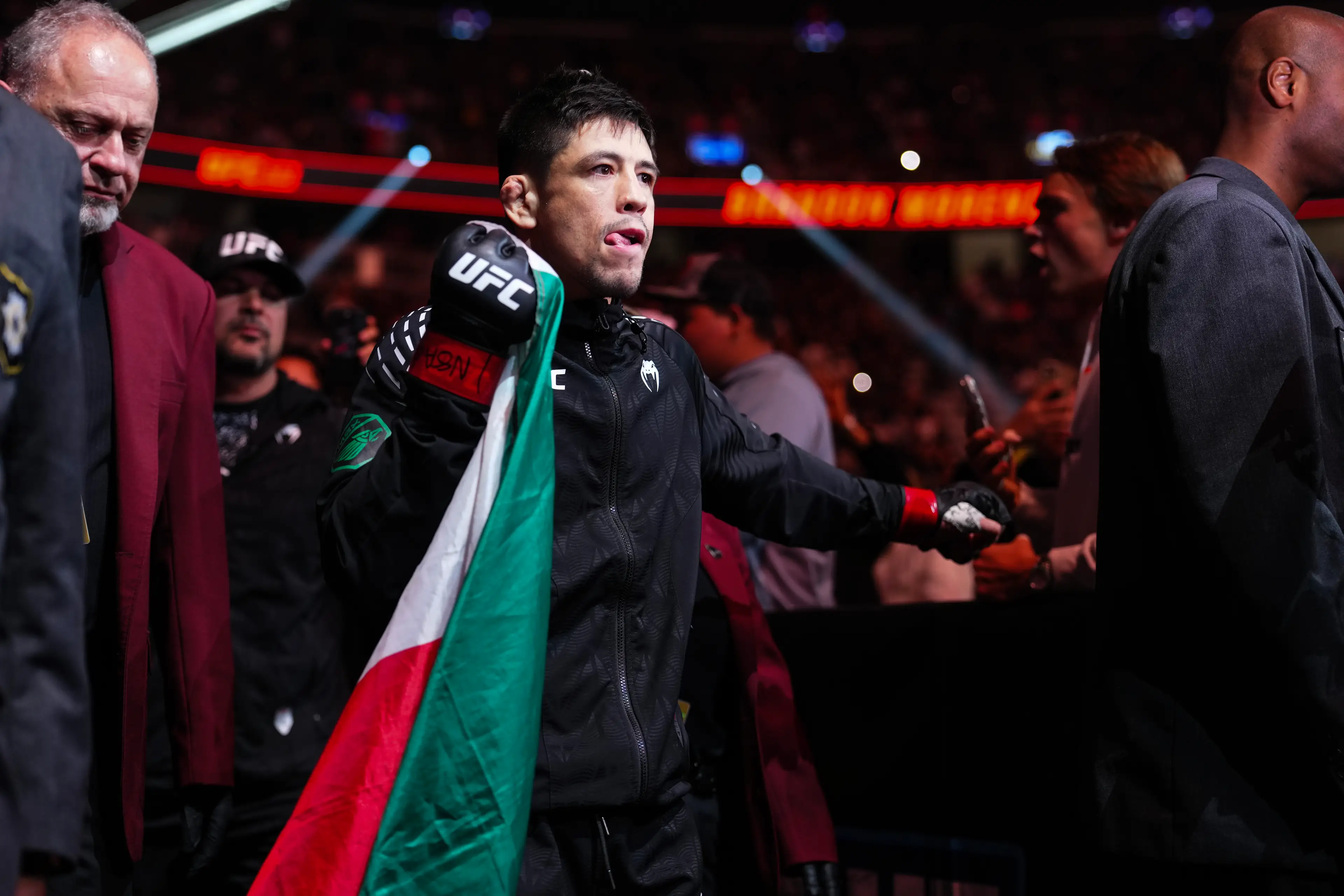 Brandon Moreno returns to action at UFC Mexico. Image: Getty 