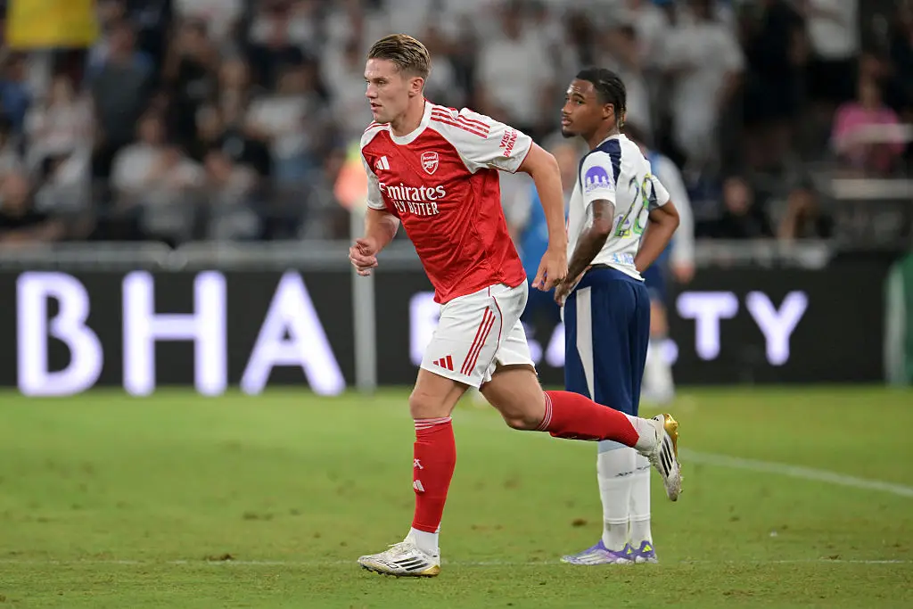 Viktor Gyokeres made his first Arsenal apperance against Spurs (Credit:Getty)