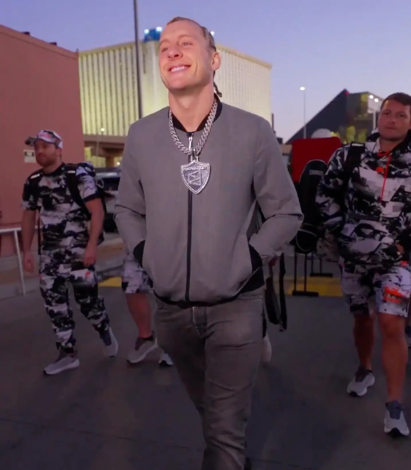 Paddy Pimblett wore his Polymarket chain at UFC 324. Image: X/UFC