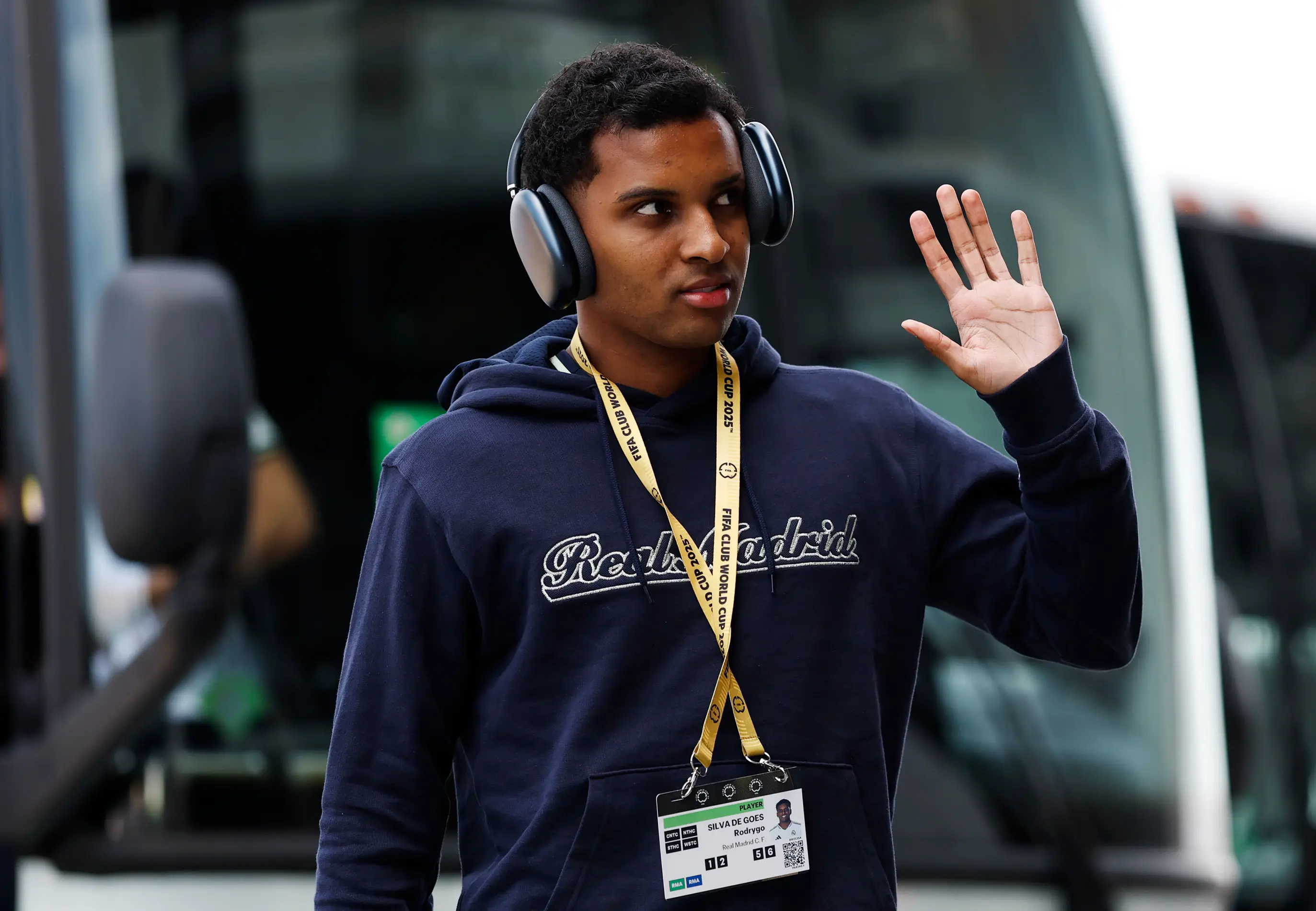 Rodrygo has been linked with a move to the Premier League. Image: Getty