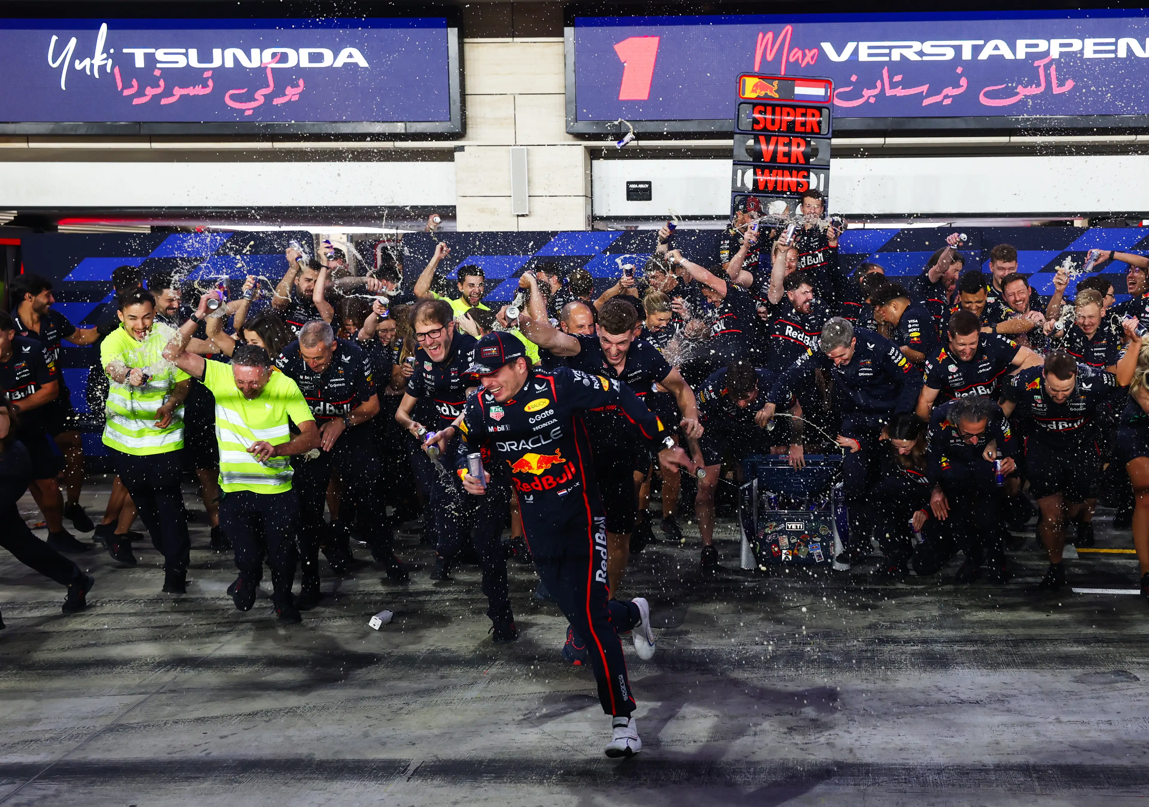Verstappen claimed his seventh race win of the season. Image: Getty