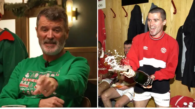 Roy Keane says he was once banned from Manchester United's Christmas party, he went out by himself