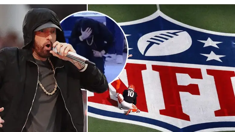 NFL Responds To Eminem Taking The Knee During Super Bowl Halftime Show