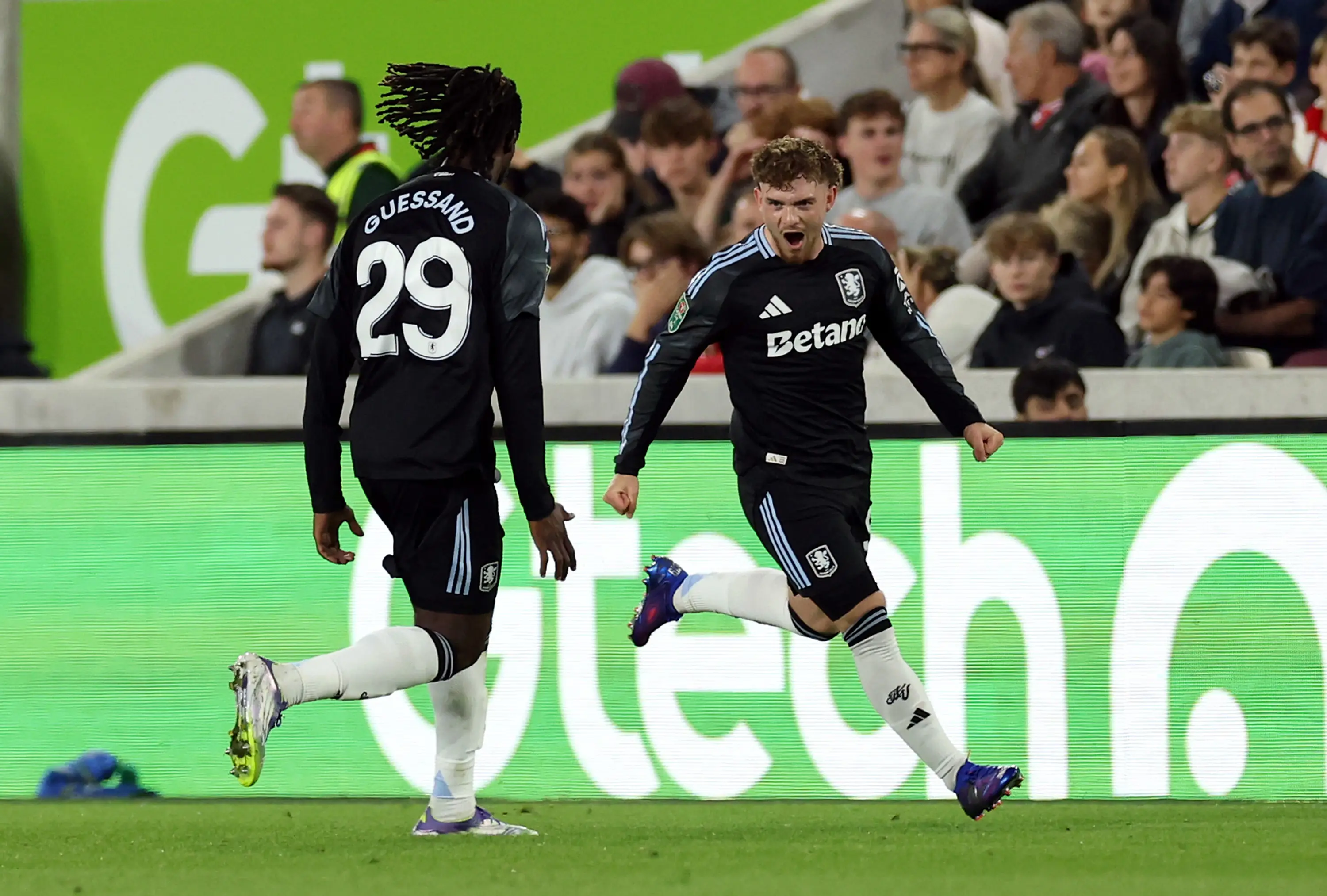 Harvey Elliott has scored one goal for Aston Villa since his move from Liverpool. Image: Getty 