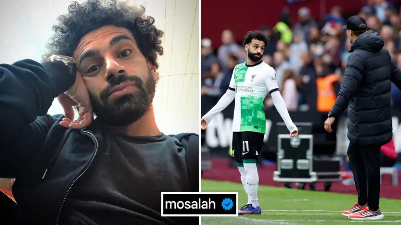Mo Salah breaks his social media silence after touchline row with Jurgen Klopp