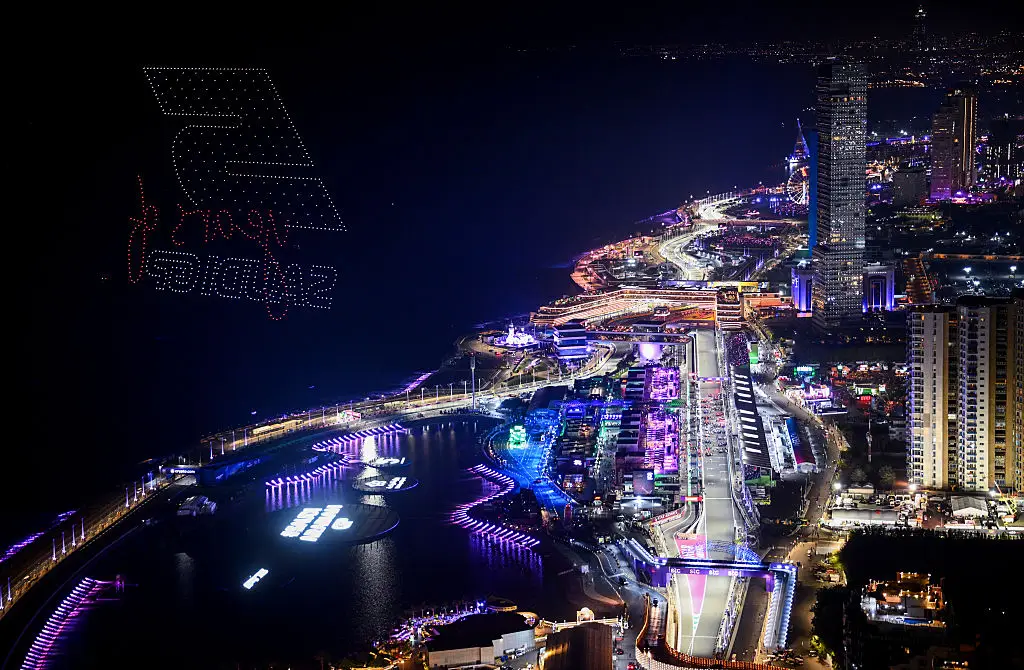 The Saudi Arabia street circuit in Jeddah (credit: getty)