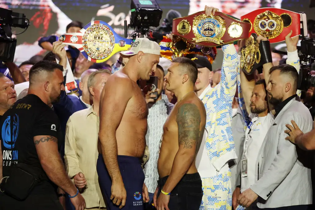 Three belts are up for grabs on Saturday night (Credit:Getty)