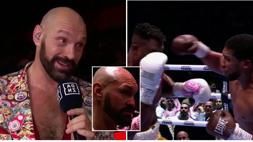 Tyson Fury keeps it real in reacting to Anthony Joshua's knockout win over Francis Ngannou