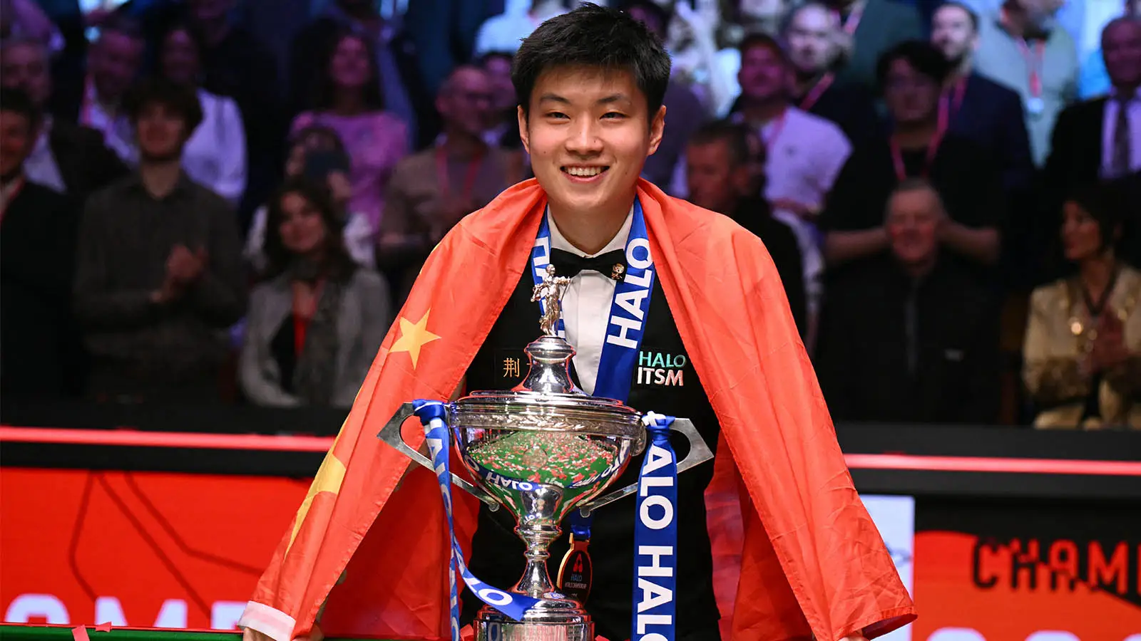 Zhao Xintong won the 2025 World Snooker Championship (Image: Getty)