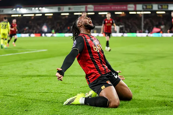 Bournemouth's Antoine Semenyo scored a late winner for Bournemouth (Image: Getty)