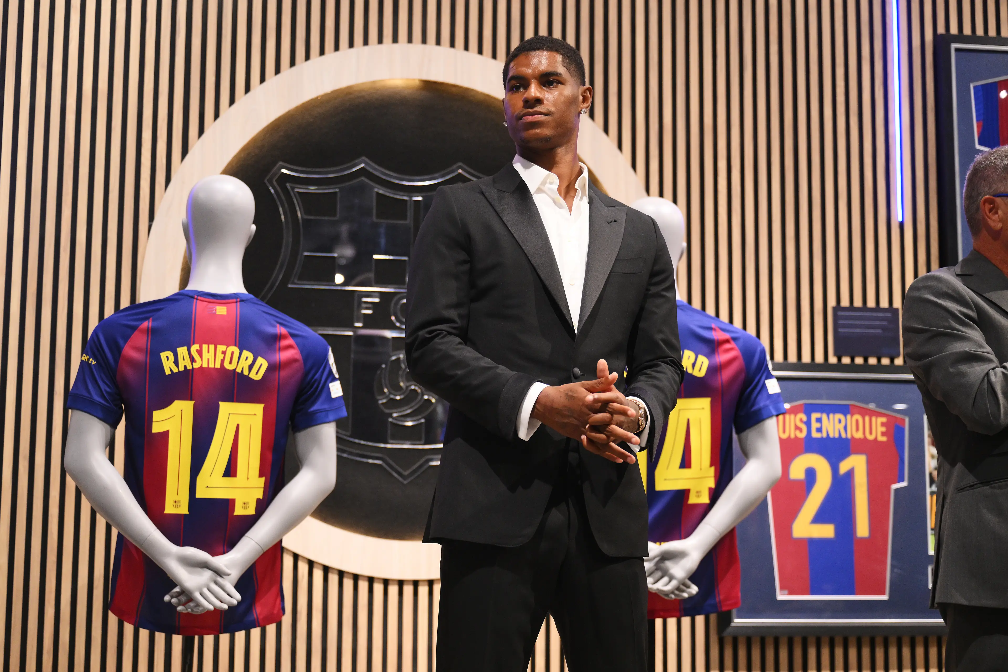 Rashford is announced as a Barcelona player. Image credit: Getty