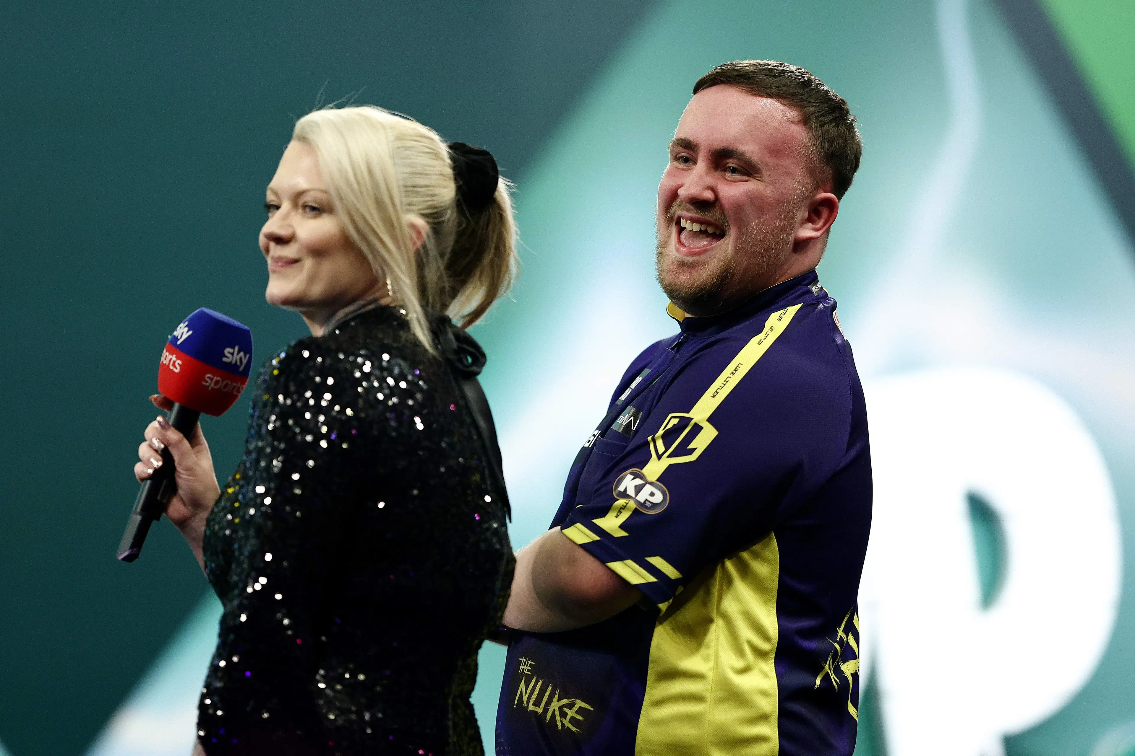 Luke Littler is the new face of darts. Image: Getty