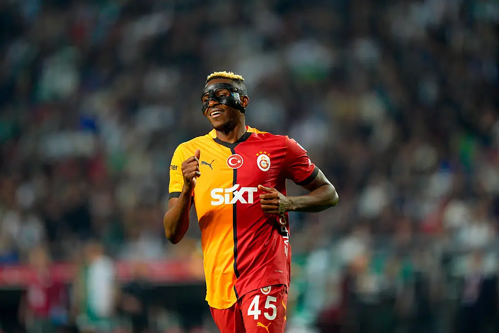 Victor Osimhen has impressed at Galatasaray this season. (Image: Getty)