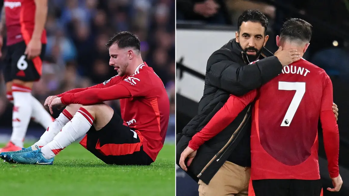 Mason Mount was on the verge of tears just 13 minutes into Manchester derby and many fans come to the same conclusion 