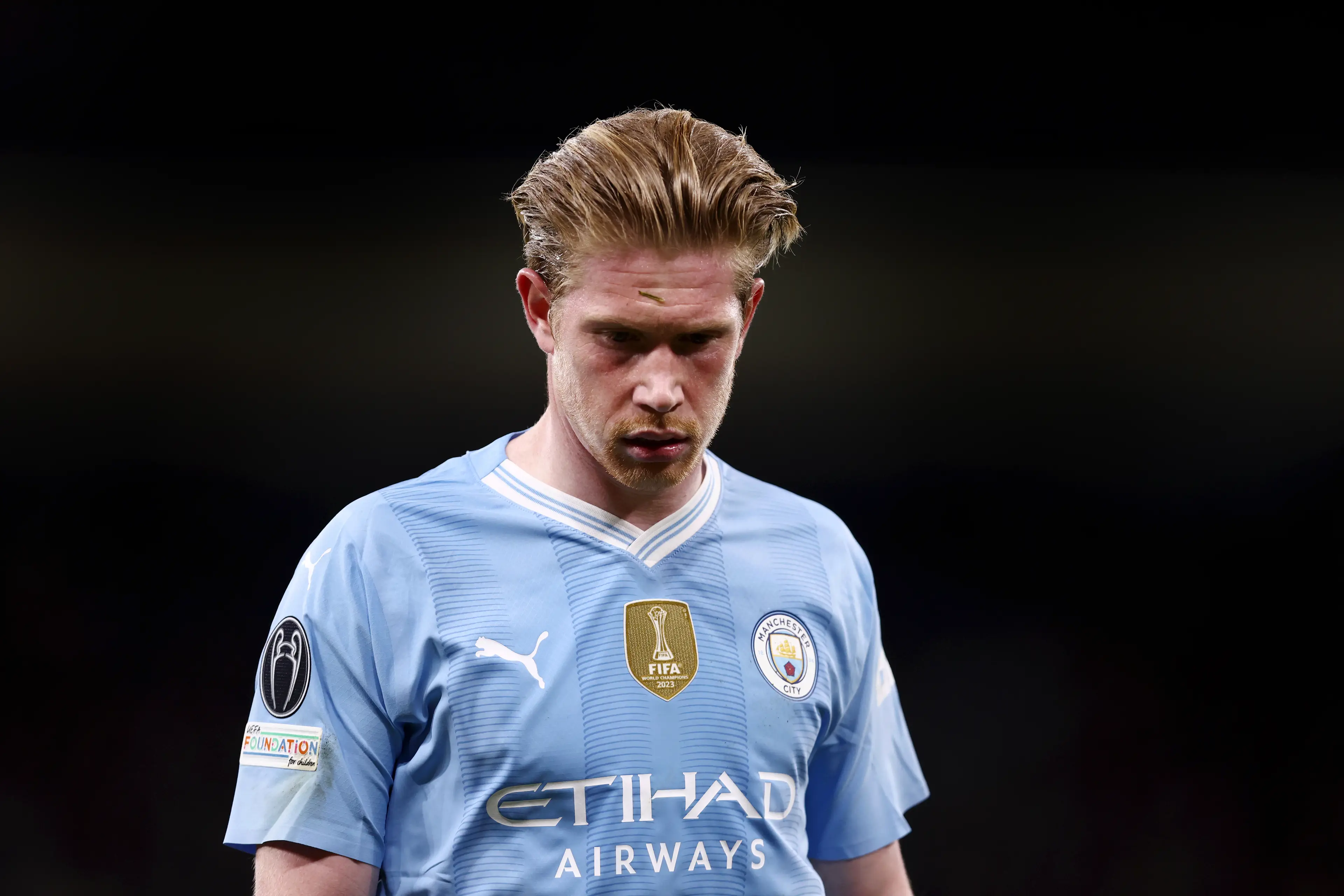 Kevin De Bruyne broke an unwanted record as City exited the Champions League. (