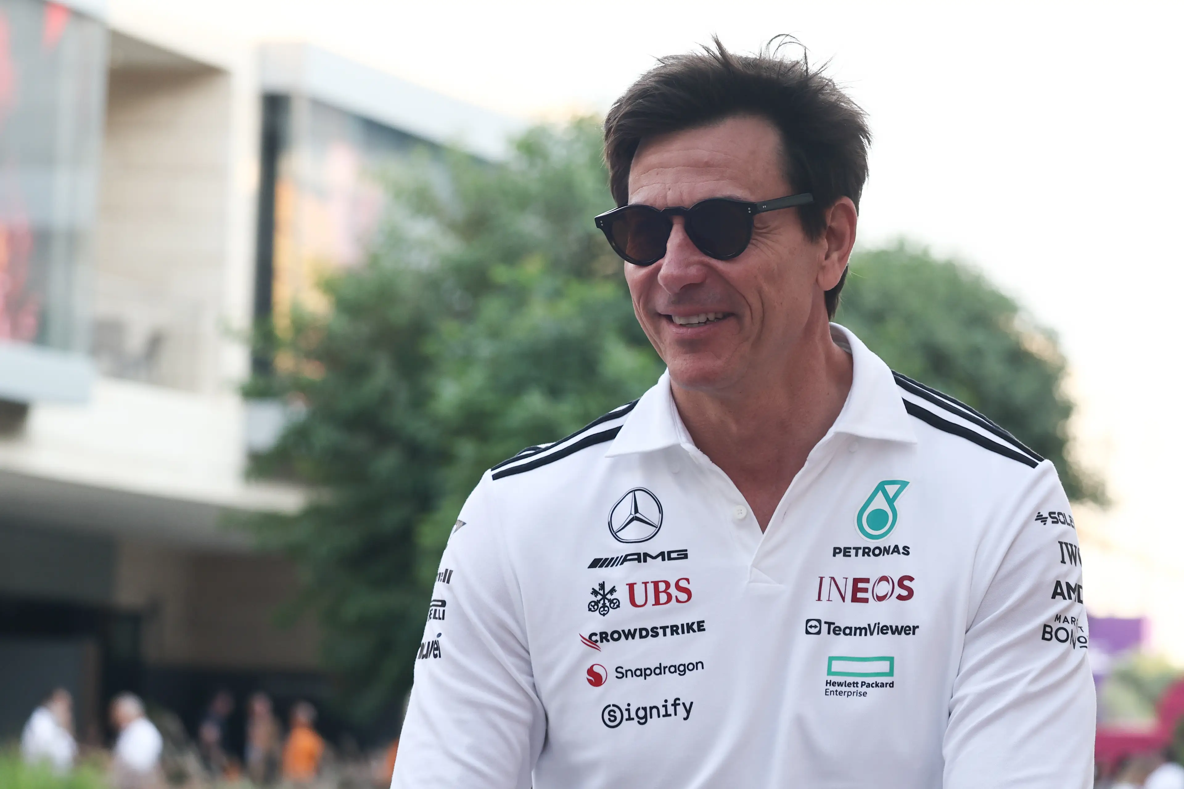 Toto Wolff was not happy with the comments from Red Bull. Image: Getty