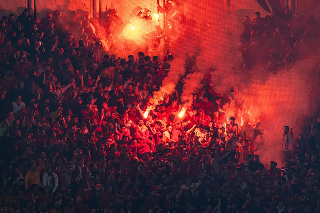 Galatasaray fans are known for their pyro displays (Credit:Getty)