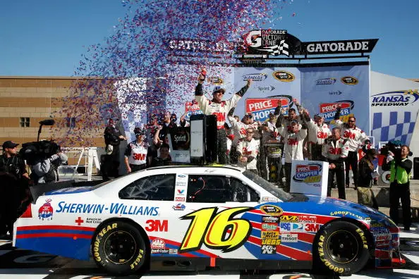 Biffle drove the No.16 car during his NASCAR career (Image: Getty)