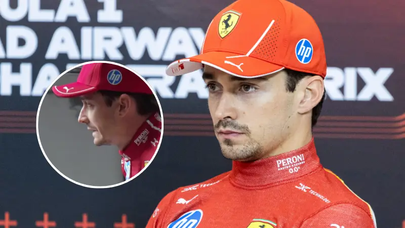 Charles Leclerc suffers embarrassing Ferrari blunder as behind-the-scenes footage emerges