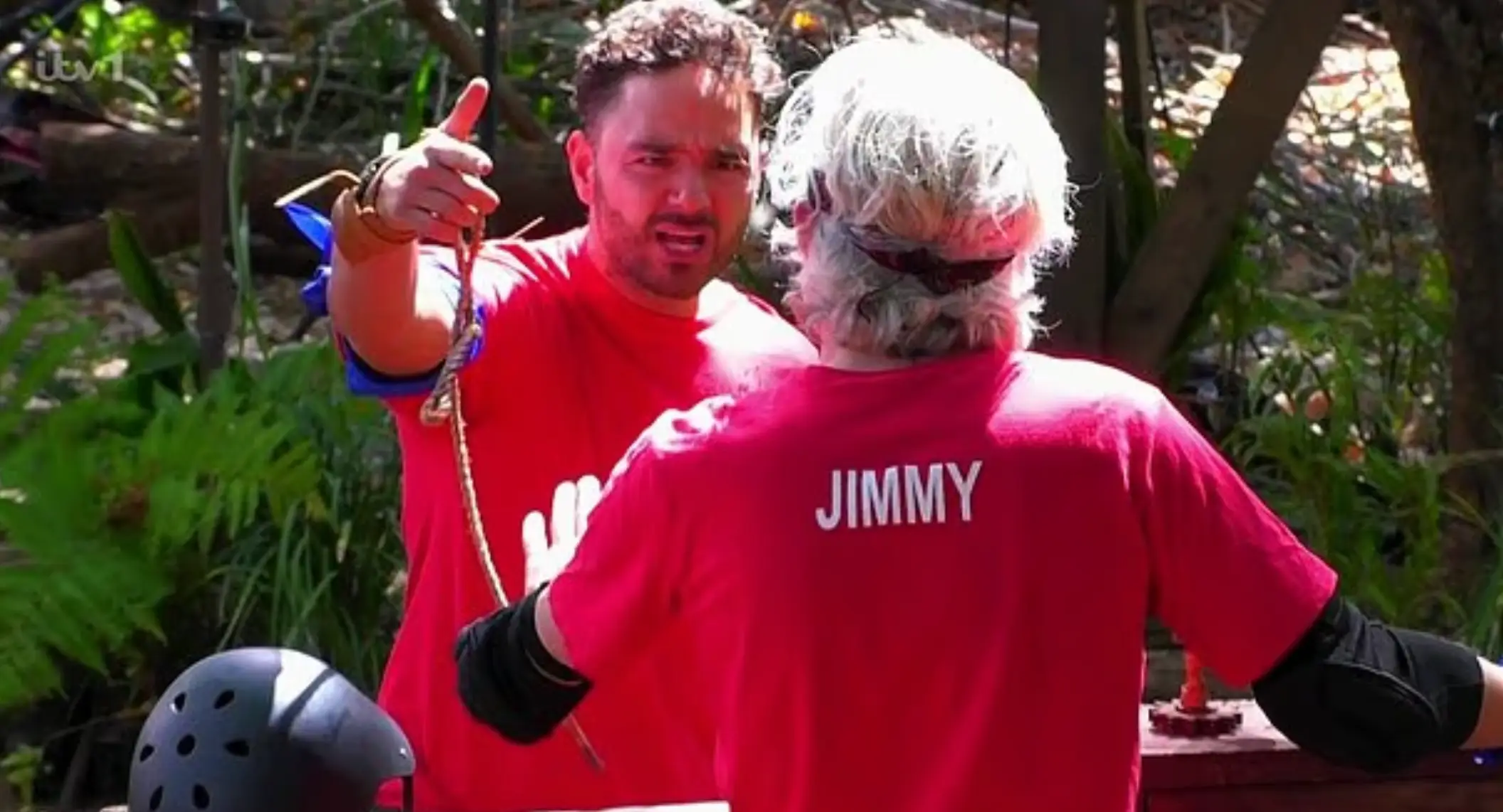 Bullard was involved in a verbal altercation with Thomas. Image credit: ITV