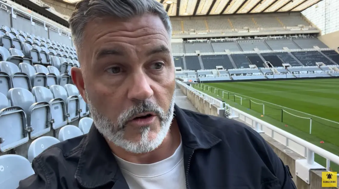 Keith Downie suggested Liverpool held a late interest in Wissa / Photo via Downie's official YouTube channel