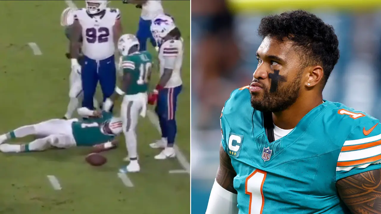 NFL player told to retire after suffering 'most extreme' concussion in Miami Dolphins' defeat to Buffalo Bills
