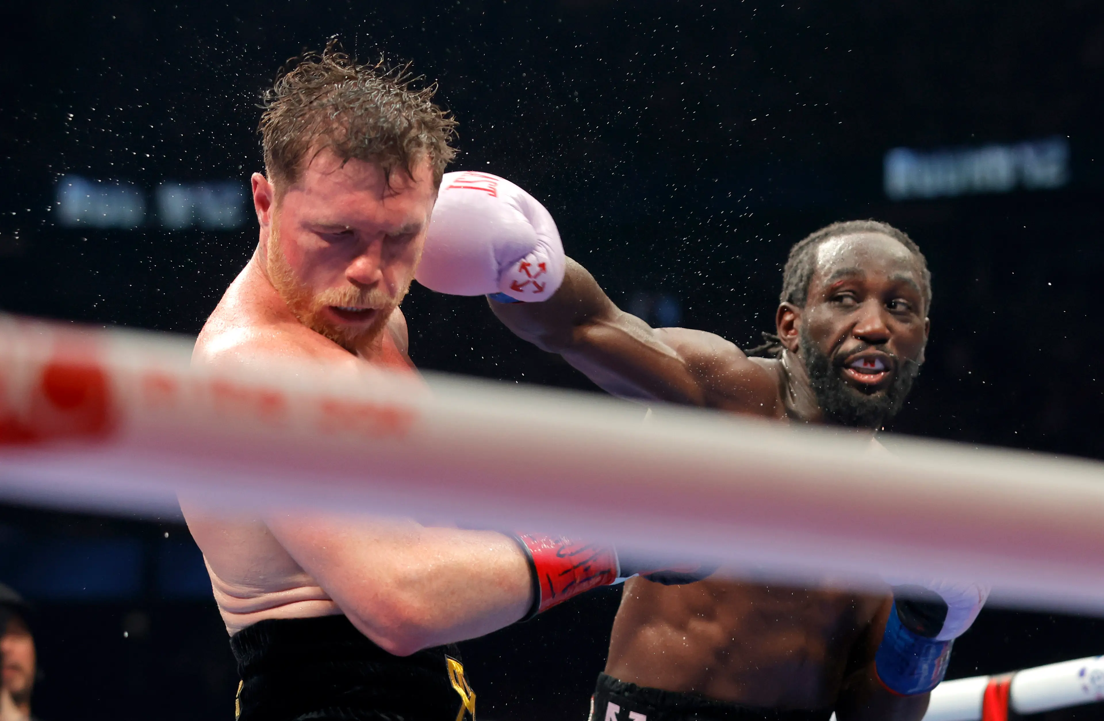 Terence Crawford beat Canelo Alvarez on Saturday night. Image: Getty