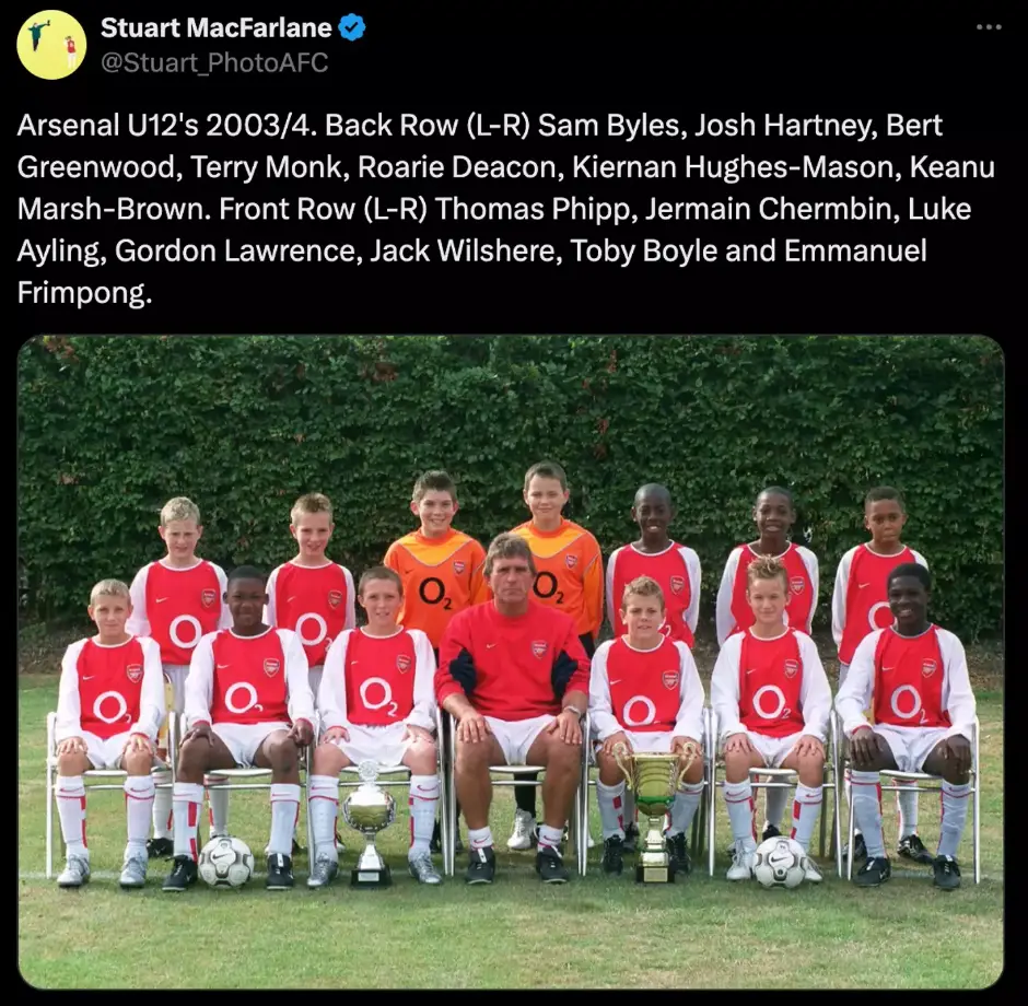 Image: Stuart MacFarlane/Arsenal