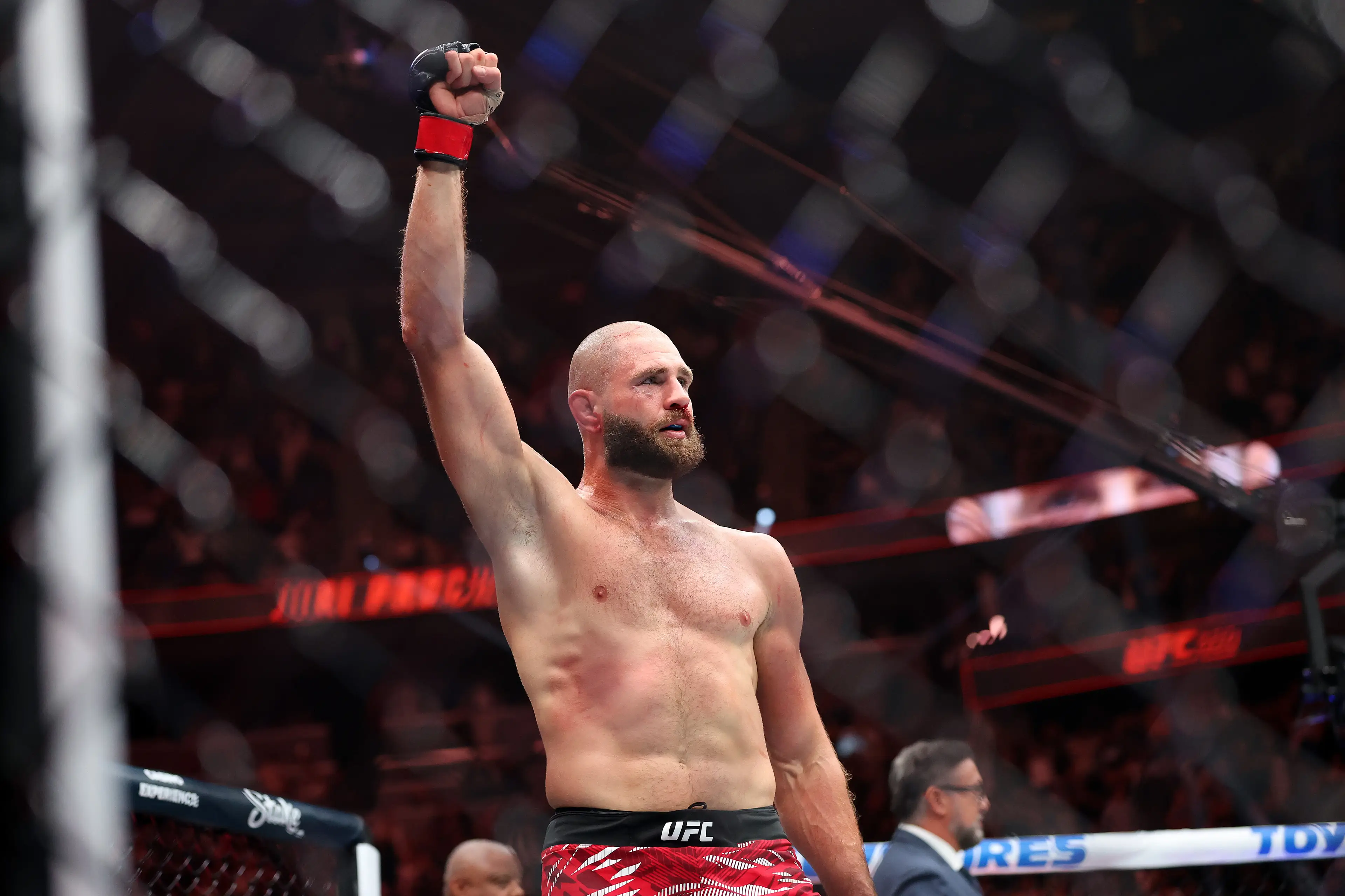 Jiri Prochazka is set to face Carlos Ulberg for the vacant UFC light-heavyweight title at UC 327. Image: Getty