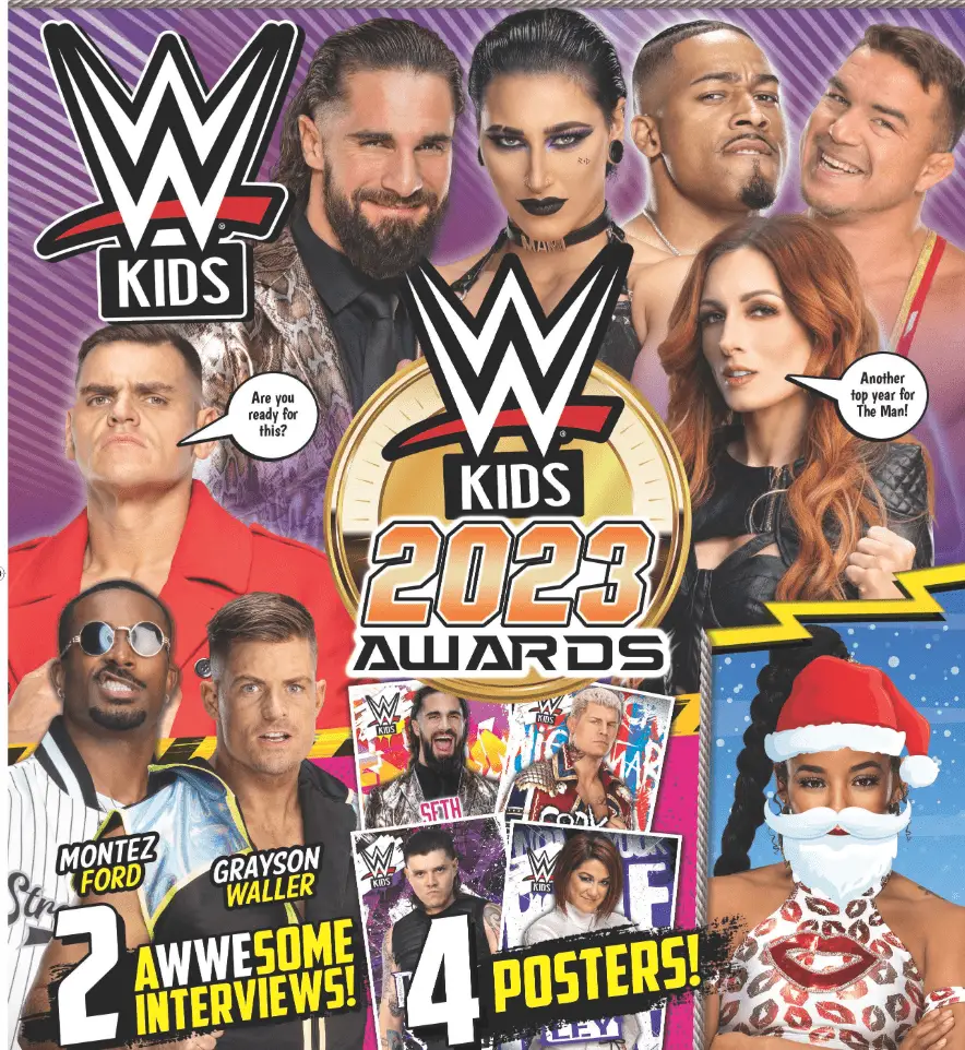 The last WWE-branded magazine, WWE Kids, was released in December 2023 (Image: WWE)