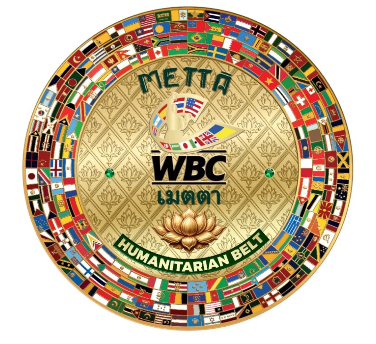 Fury was awarded the WBC METTA Humanitarian Belt after the fight. (Image: WBC)